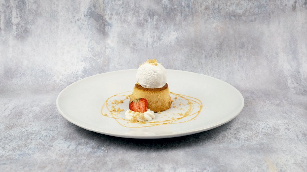 Flan con nata – - Receta - UFS