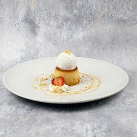 Flan con nata Flan con nata