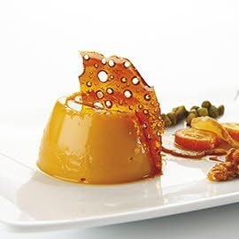 Flan de naranja y jengibre Flan de naranja y jengibre