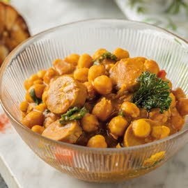 Guiso de NoHotDog y garbanzos Guiso de NoHotDog y garbanzos