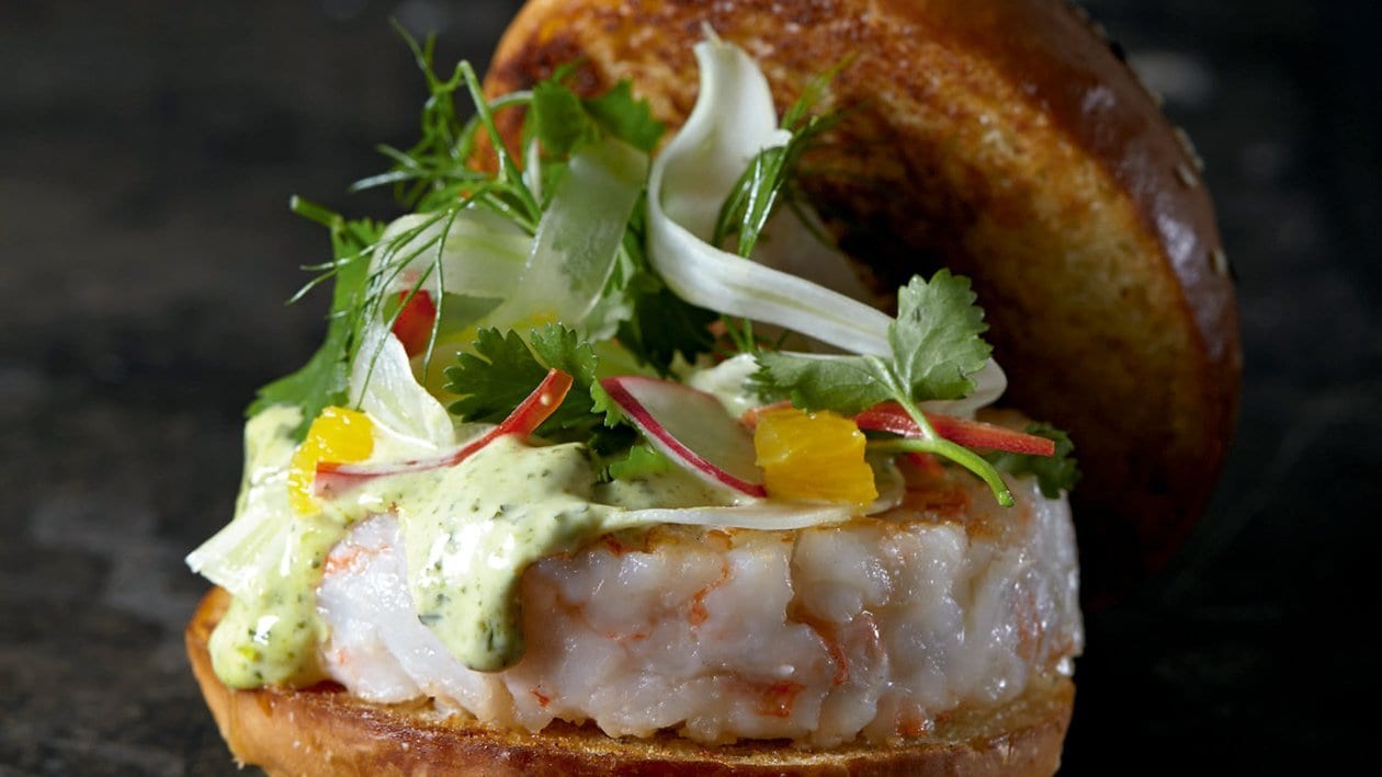 Hamburguesa de gambas – - Receta - UFS