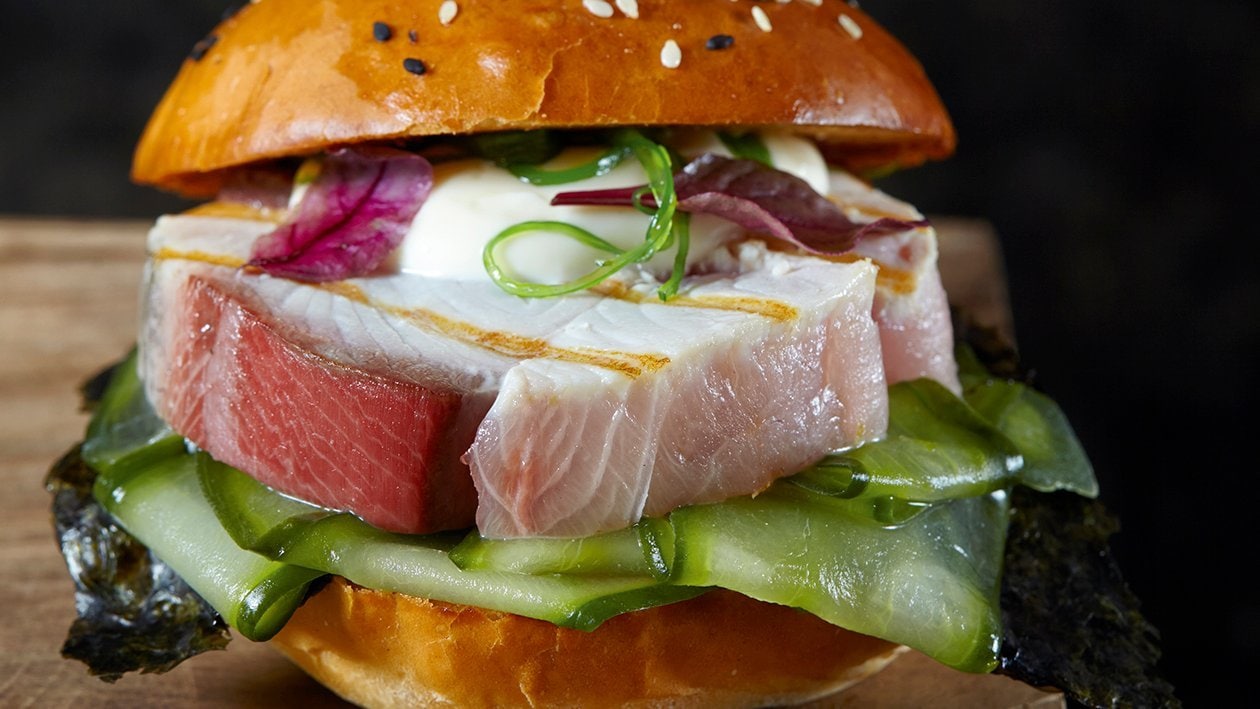 Hamburguesa de Hamachi (Pez limón) – - Receta - UFS