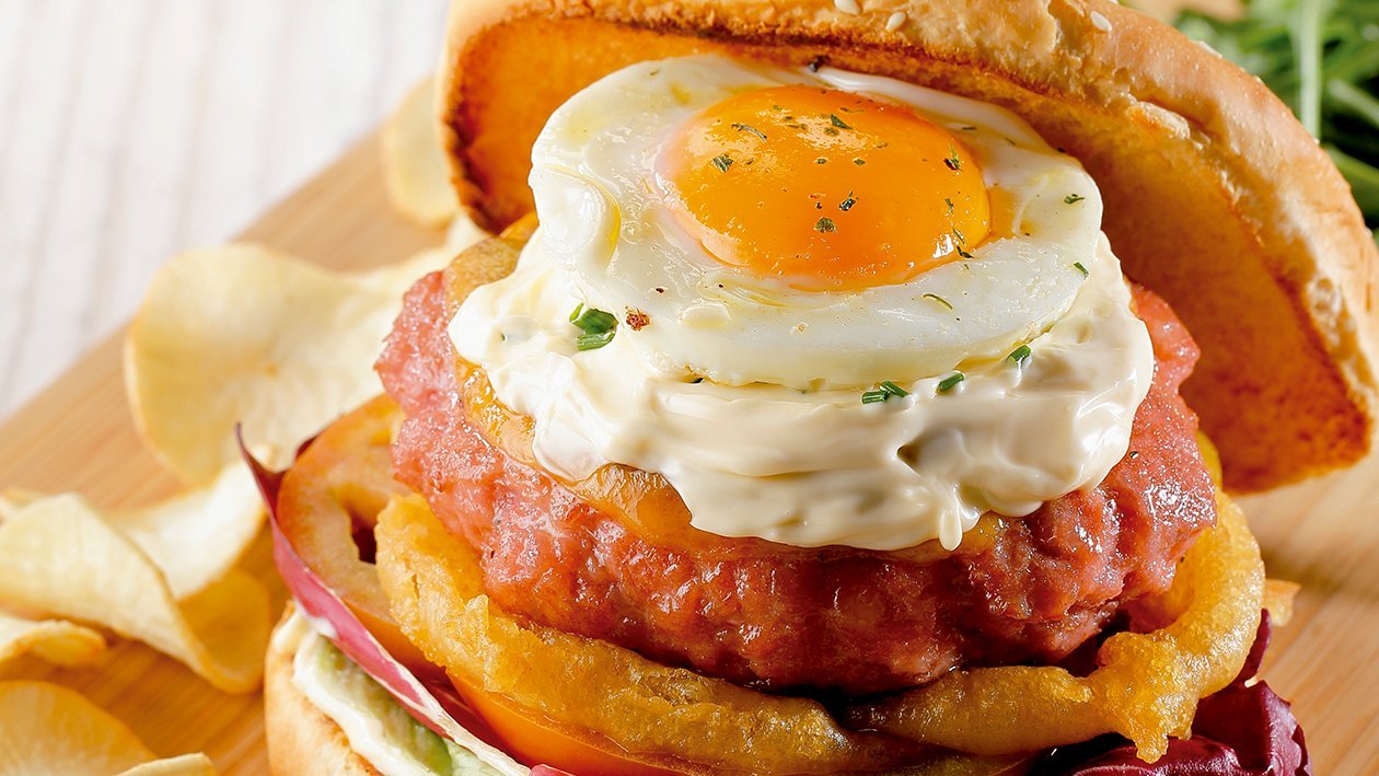 Hamburguesa de pollo – - Receta - UFS