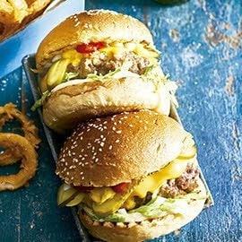 Honest to goodness american cheese burger Honest to goodness american cheese burger