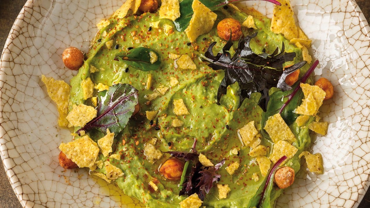 Hummus con aguacate y toque ahumado – - Receta - UFS