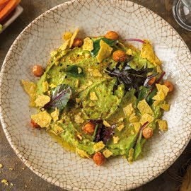 Hummus con aguacate y toque ahumado Hummus con aguacate y toque ahumado