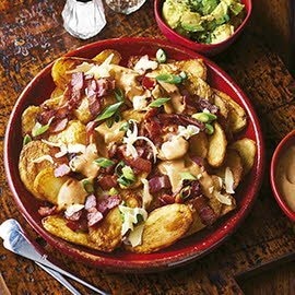 Patatas fritas con su piel Patatas fritas con su piel