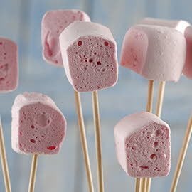 Marshmallows de cereza Marshmallows de cereza