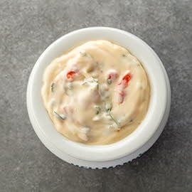 Mayonesa con chimichurri cremoso y AOVE para dipear