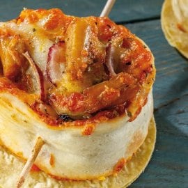 Meat lollypops pizza Meat lollypops pizza