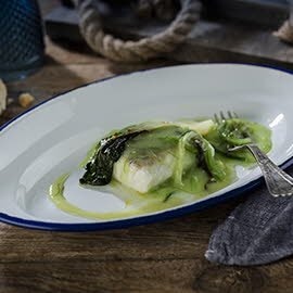 Merluza en salsa verde marina Merluza en salsa verde marina
