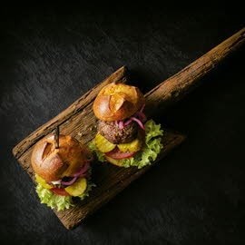 Mini burger de Wagyu