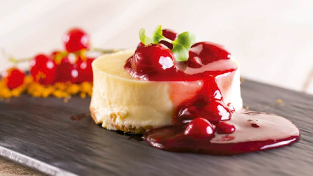 Mini cheesecake cremosa con frutos rojos – – Receta UFS