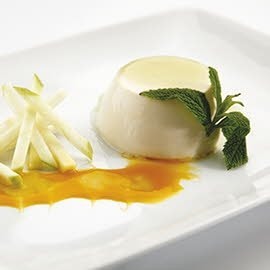 Panna Cotta al té verde Panna Cotta al té verde