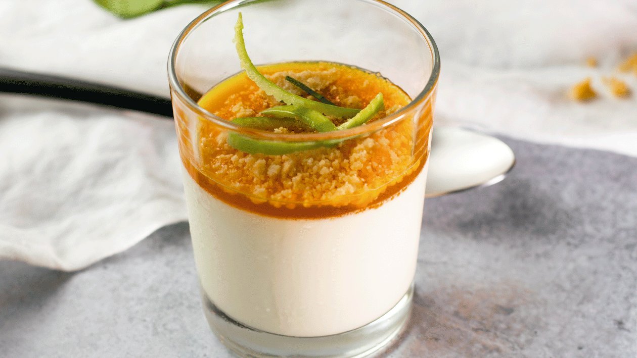 Panna cotta de especias con salsa de naranja – - Receta - UFS