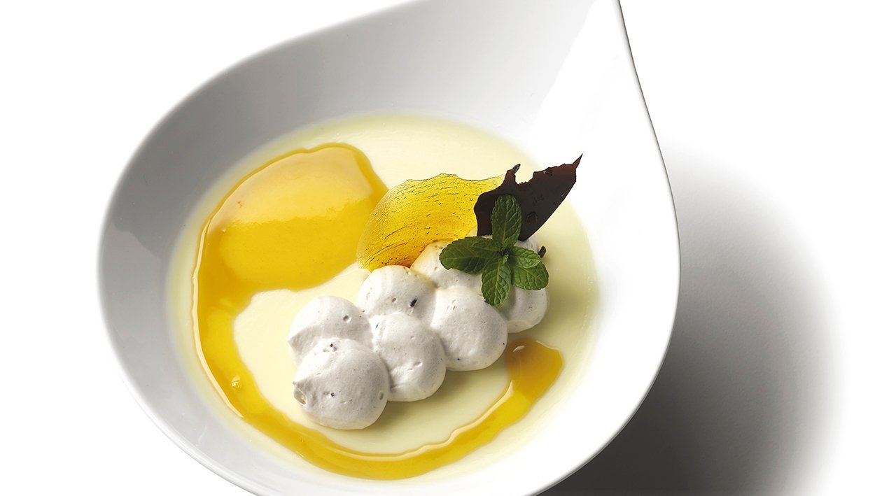 Panna Cotta de mango y mousse de nata – - Receta - UFS