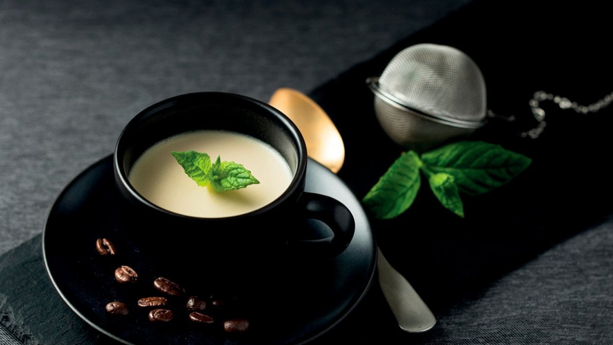 Panna cotta de té verde con menta y café – - Receta - UFS
