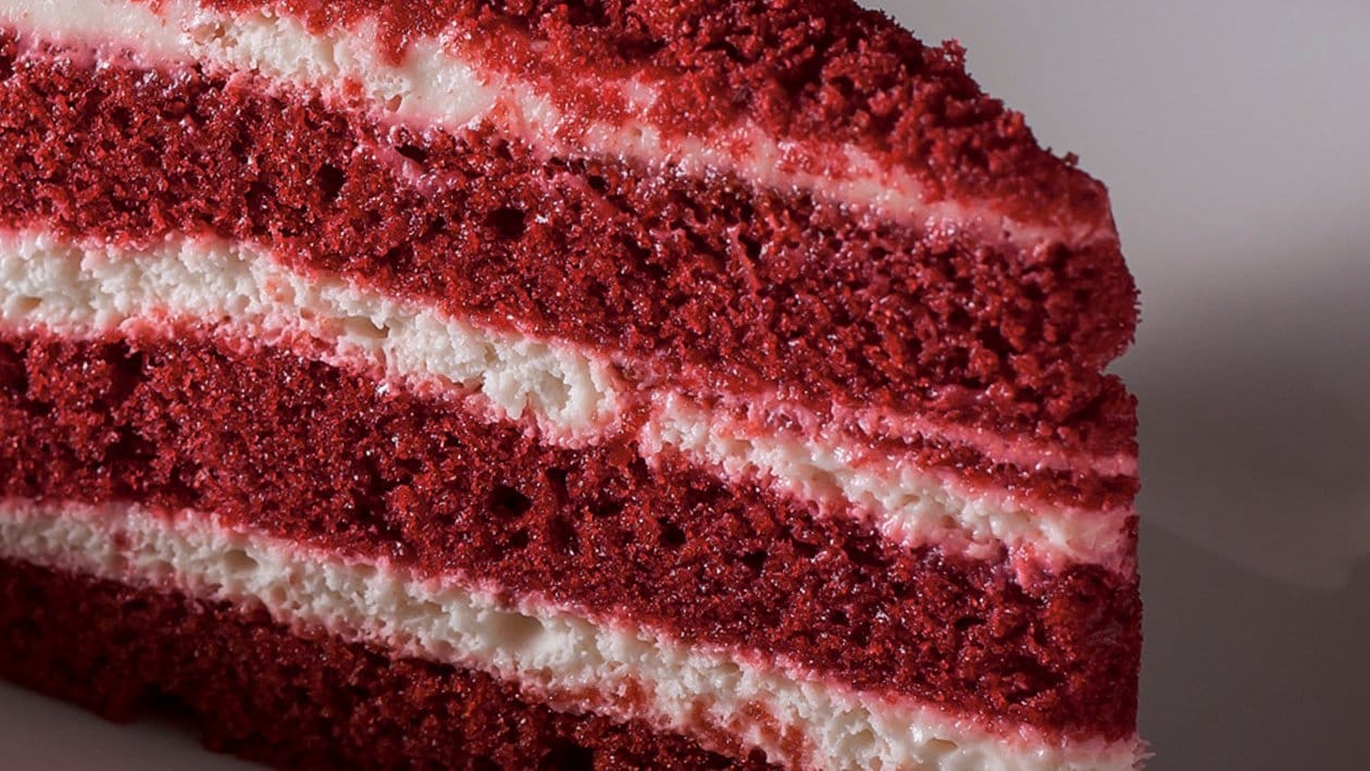 Pastel red velvet - Receta - UFS