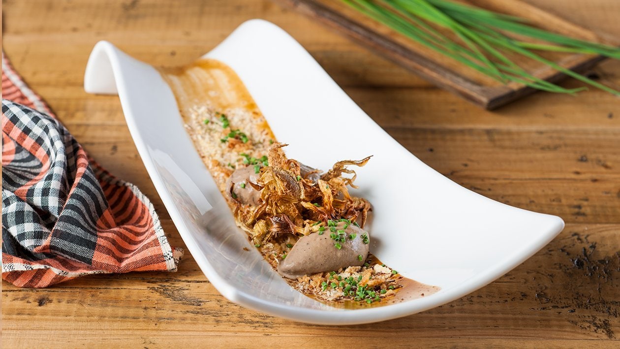 Paté de higaditos de pollo con alcachofa y migas de panko crujientes – - Receta - UFS