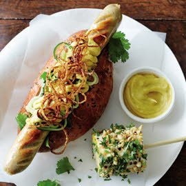 Perrito caliente al estilo marroquí Perrito caliente al estilo marroquí