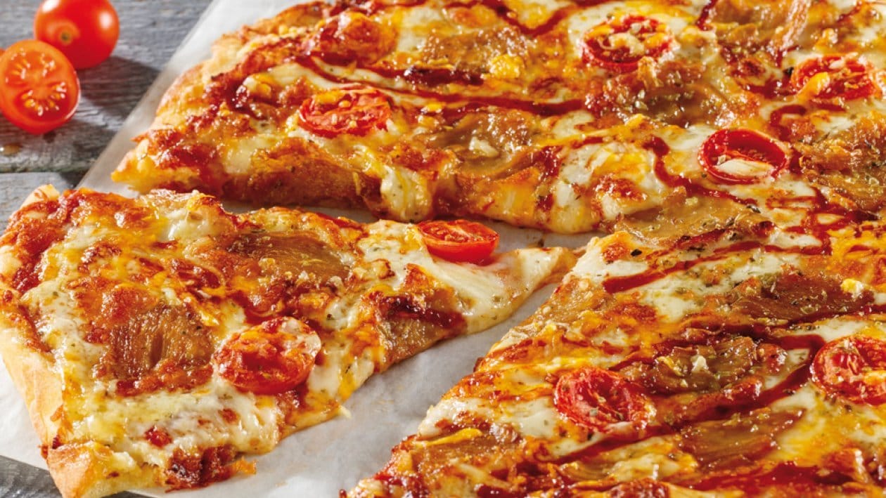 Pizza kebab vegetariana – - Receta - UFS