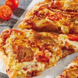 Pizza kebab vegetariana Pizza kebab vegetariana