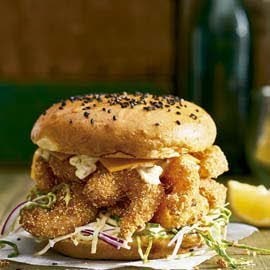 PopCorn Prawn Rolls and Jalapeno Mayo PopCorn Prawn Rolls and Jalapeno Mayo