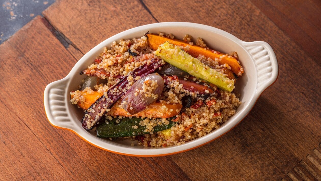 Quinoa y verduras baby glaseadas Maple syrup – - Receta - UFS Quinoa y verduras baby glaseadas Maple syrup – - Receta - UFS
