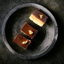 Shortcake de caramelo y chocolate