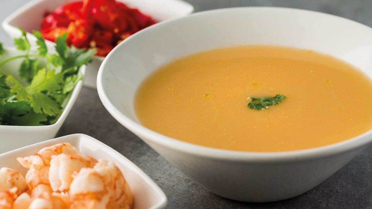 Sopa thai de marisco – - Receta - UFS