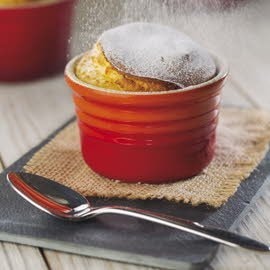 Souffle de queso y manzana Souffle de queso y manzana