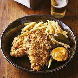 Southern fried chicken schnitzel Southern fried chicken schnitzel