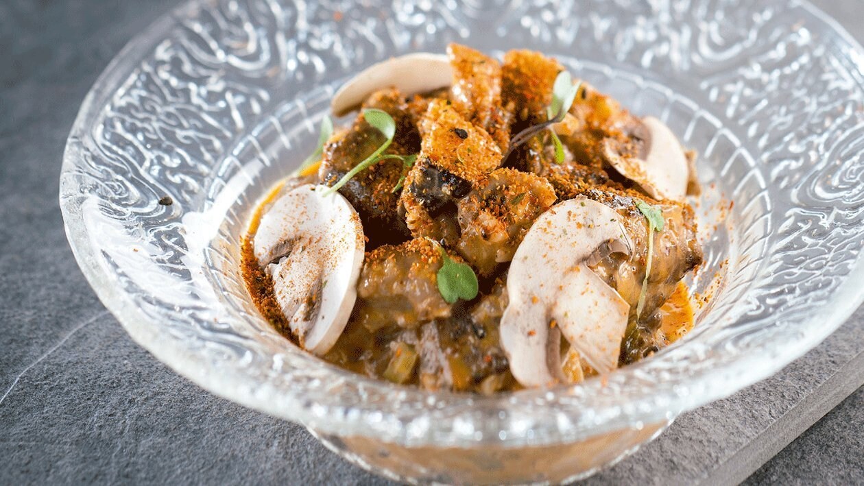 Strogonof de cerdo ibérico especiado con leche de coco y curry rojo – - Receta - UFS Strogonof de cerdo ibérico especiado con leche de coco y curry rojo – - Receta - UFS