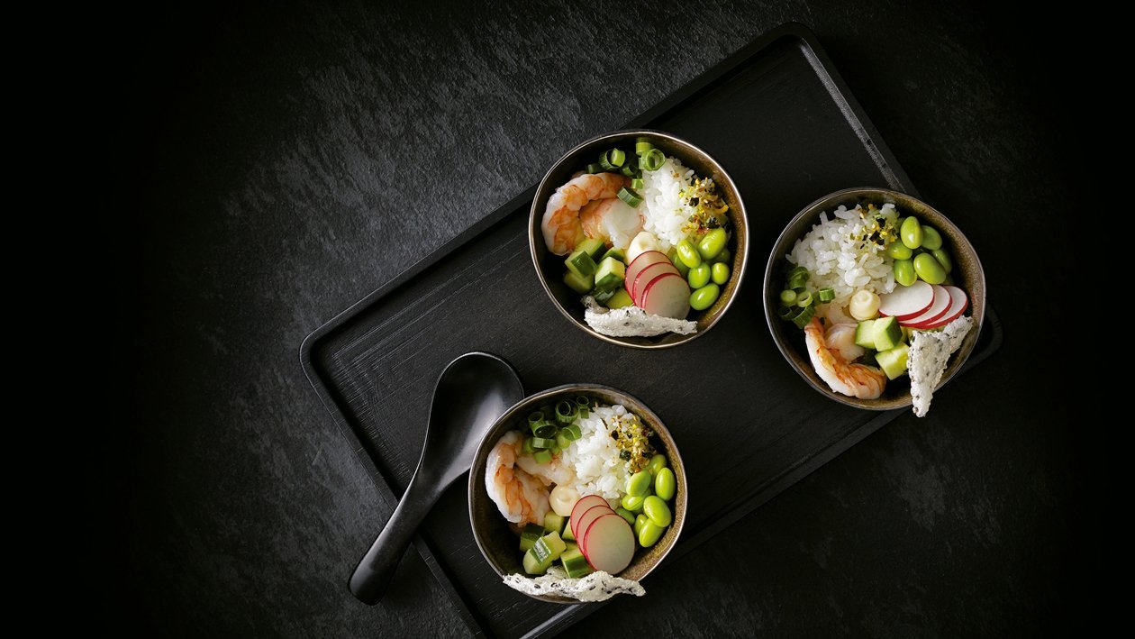 Tazón de poké con camarones – - Receta - UFS