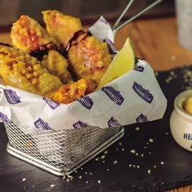 Tempura de salmonete Tempura de salmonete