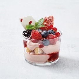 Tiramisú de frutos rojos