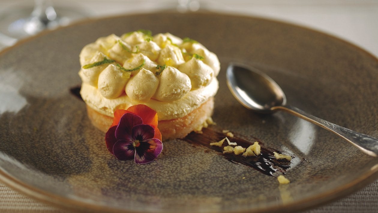 Tiramisú cremoso de lima y escamas de sal y limón – - Receta - UFS