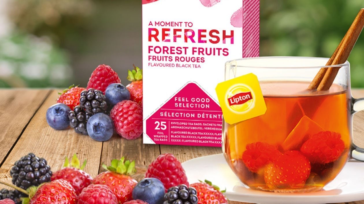 Té helado de frutos rojos preparado con Té Gama sensaciones – – Receta UFS Té helado de frutos rojos preparado con Té Gama sensaciones – – Receta UFS