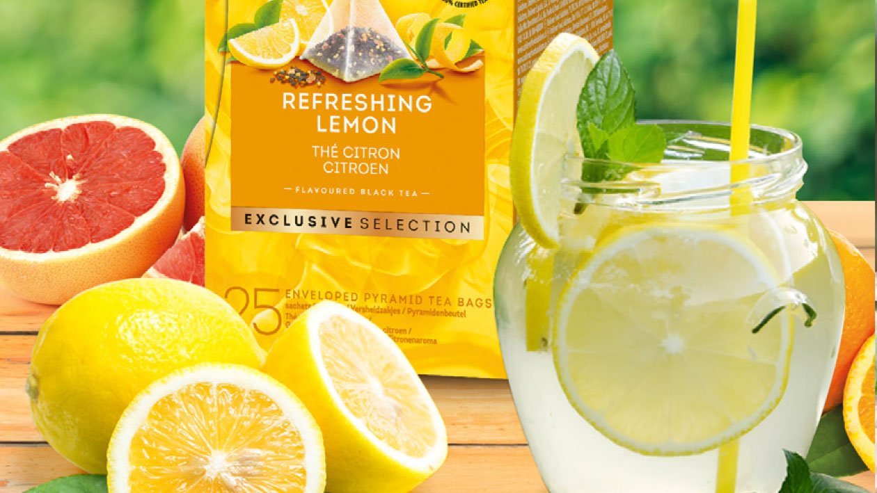 Té helado de limón fresco - Té Gama selección exclusiva Té helado de limón fresco - Té Gama selección exclusiva