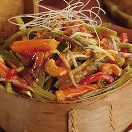 Verduras salteadas con anacardos en salsa agridulce Verduras salteadas con anacardos en salsa agridulce