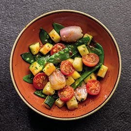 Verduras salteadas mediterráneas