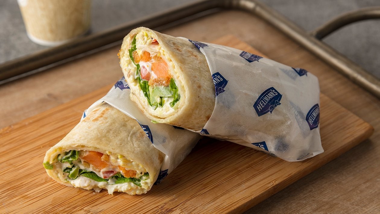 Wrap vegano con aguacate, bulgur y boniato crujiente		 – - Receta - UFS