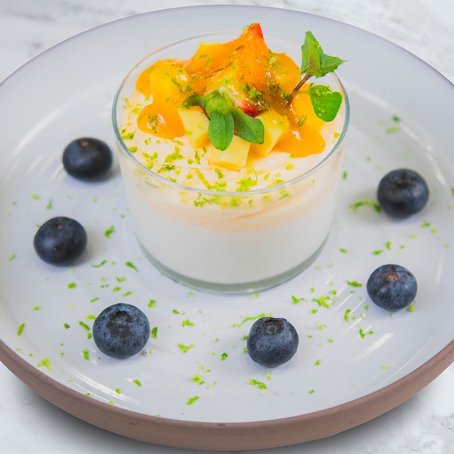 Cremoso de yogur y mango Cremoso de yogur y mango