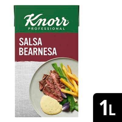 Knorr Salsa Líquida Bearnesa lista para usar sin gluten brik 1L