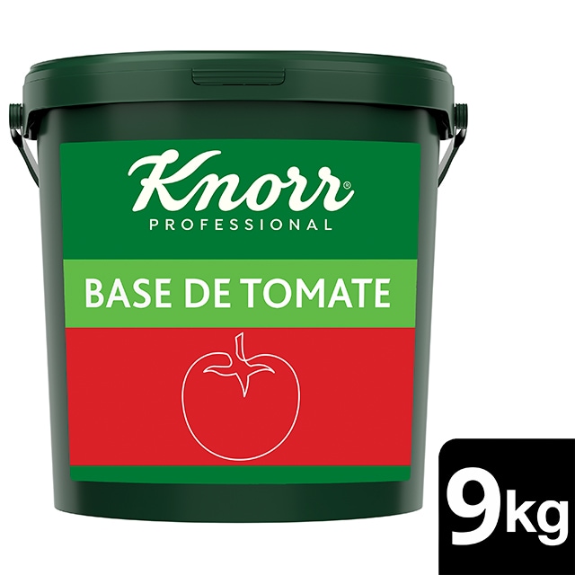Knorr Base de Tomate cubo 9kg - Base de Tomate Knorr, sabor natural y resultados consistentes todo el año. Lista en 5 minutos.