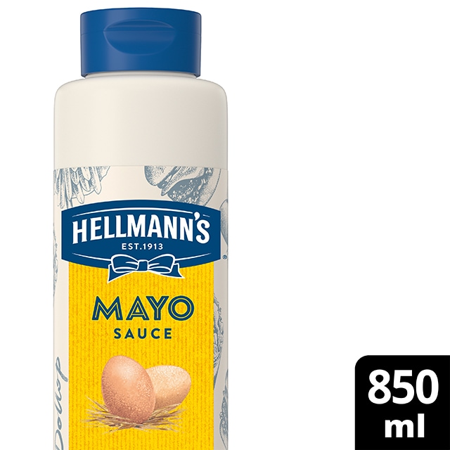Hellmann’s Mayonesa botella 850ml - Salsa Mayonesa Hellmann’s. Nuevos sabores en un práctico envase