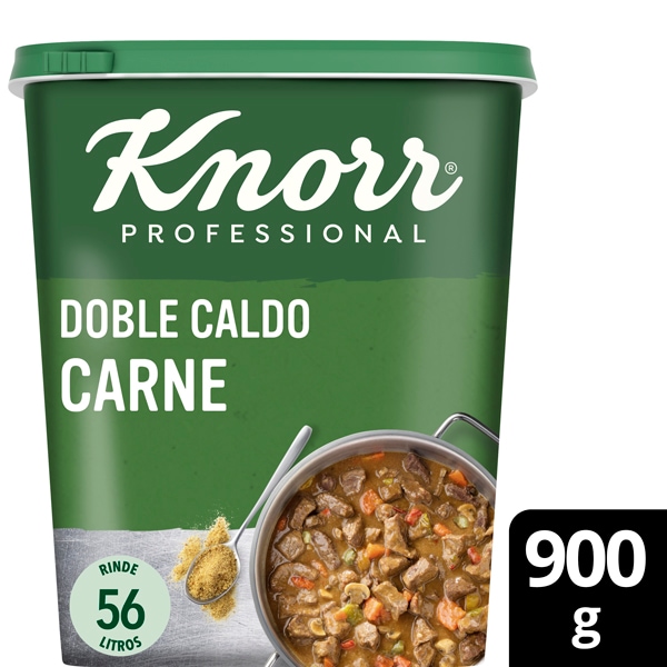 Knorr Caldo Doble sazonador de Carne sin gluten y sin lactosa 900gr - Caldo Doble sazonador de Carne. Descubre todos los nuevos Caldos Deshidratados Knorr: Los No1*, ahora Sin Gluten y Sin Lactosa