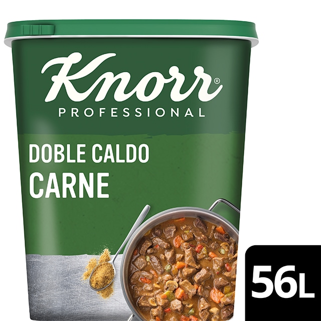 Knorr Caldo Doble sazonador de Carne sin gluten y sin lactosa bote 900gr - Caldo Doble sazonador de Carne. Descubre todos los nuevos Caldos Deshidratados Knorr: Los No1*, ahora Sin Gluten y Sin Lactosa