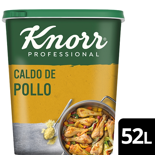 Knorr Caldo sazonador de Pollo sin gluten y sin lactosa 1kg - Descubre los Caldos Deshidratados Knorr: Los No1*, ahora Sin Gluten y Sin Lactosa.