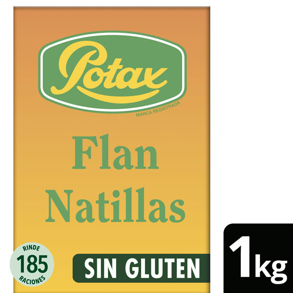 Potax Flan/Natillas deshidratado sin gluten 185 raciones 1kg - 
